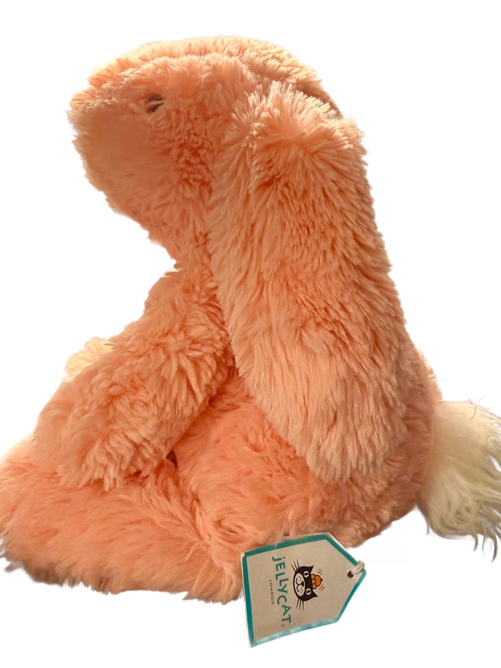 Jellycat Medium 12” Smudge Apricot Rabbit Plush Authentic Retired NWT